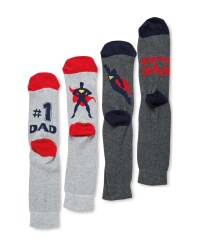 Super-Dad Socks 2-Pack
