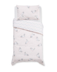 Swan Cot Duvet & Pillowcase Set