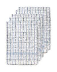 Terry Tea Towels 5 Pack - Blue