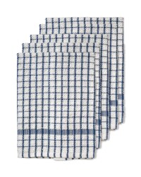 Terry Tea Towels 5 Pack - Navy