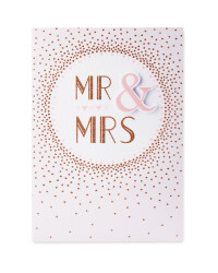 Mr & Mrs Wedding Card