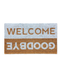 Welcome/Goodbye Coir Mat