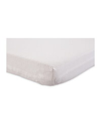 Lily & Dan White Cot Fitted Sheet