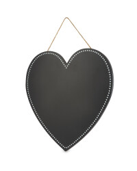 We Do Wooden Heart Chalkboard