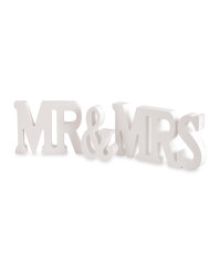 We Do Wooden Mr & Mrs Letters