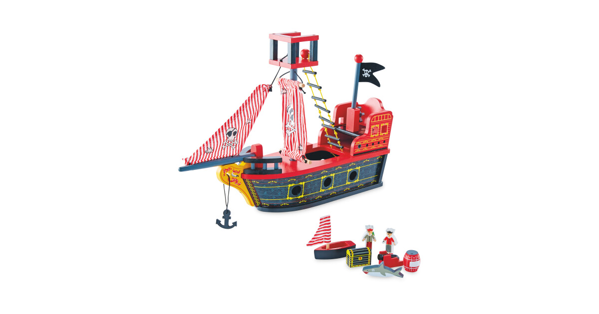little town wooden pirate ship deal at aldi, offer calendar