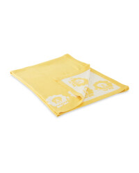 Lily & Dan Lion Knitted Blanket